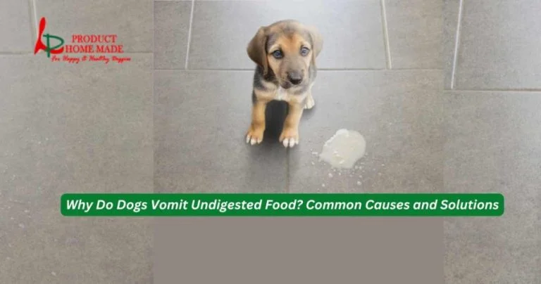 Why do dogs vomit undigested food